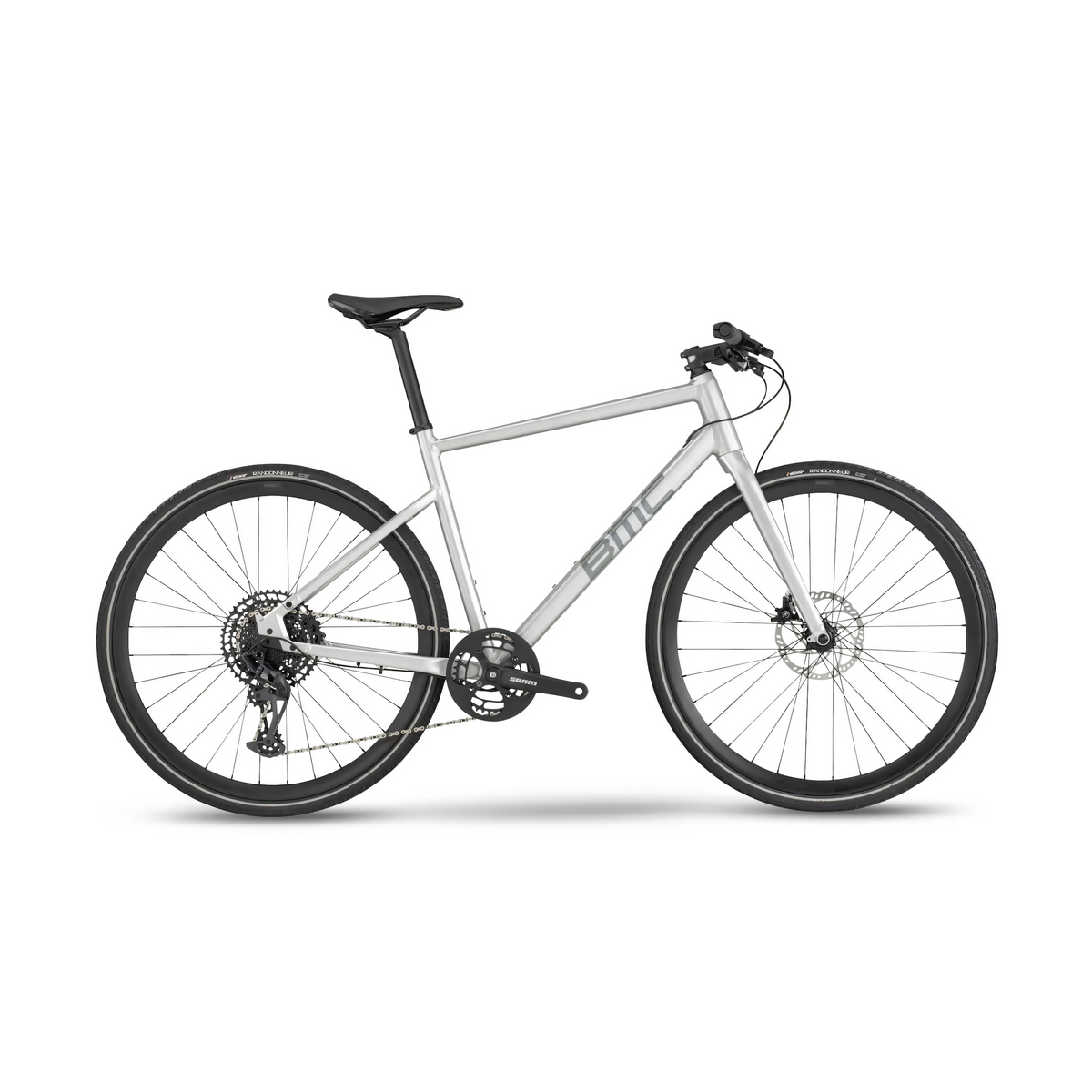 BMC Alpenchallenge AL TWO Performance Hybrid Bicycle - 2023 Silver